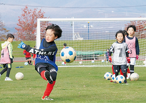 合格目指し技術披露 北海道コンサドーレ室蘭ｕ １２ １５セレクション 室蘭民報社 電子版