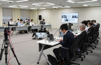 写真：開かれた原子力規制委の会合＝１８日午前、東京都港区