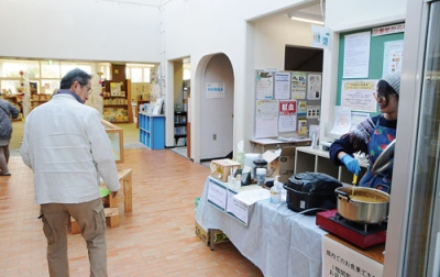 写真：伊達市立図書館で始まった飲食ニーズ調査