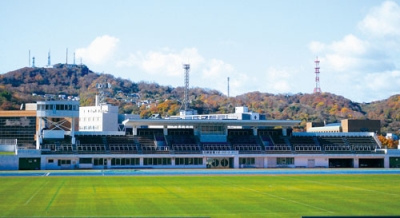 写真：夏の合宿候補に挙がっている日鋼室蘭スポーツパーク