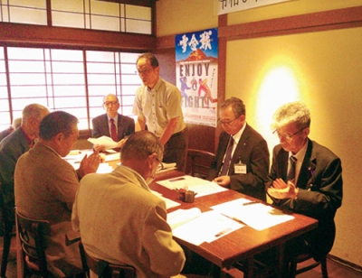 写真：都内で開かれた関東そうべつ会（提供写真）