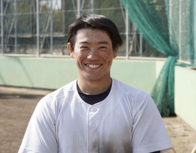 写真：プロ入りを目指す近大の勝田成内野手＝奈良県生駒市