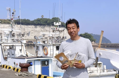 写真：「一年漁師」を企画した竹下千代太さん＝２０２４年６月、長崎県雲仙市