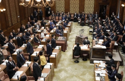 写真：自民党派閥裏金事件を巡り、旧安倍派会計責任者の参考人招致を野党の賛成多数で議決した衆院予算委＝３０日午前