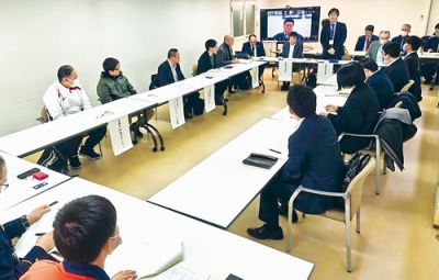 写真：祝津絵鞆地区での釣り施設開放へ発足した検討会