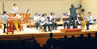 写真:40回の節目を数えた幌別中吹奏楽部の定期演奏会