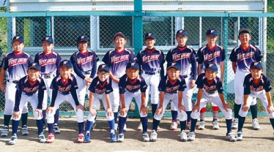 写真:胆振チャンピオンを勝ち取った西胆振選抜ナイン(提供写真)
