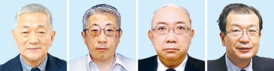 写真:(左から)橋本正敏さん、横山廣幸さん、塩澤英光さん、空閑良壽さん