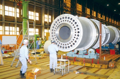 写真:順調な稼働を続ける月島機械室蘭工場