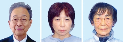 写真:(左から)小川茂さん、平林恵子さん、佐々木芳子さん