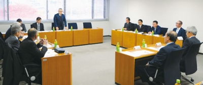 写真:豊浦町で行われた胆振西部市町議会議長懇話会