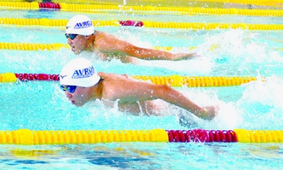 写真:自己ベストを目指して競技に挑む選手