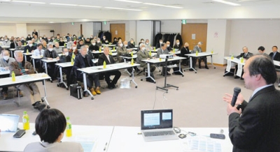 写真:地域づくりの手法などを学んだ講演会