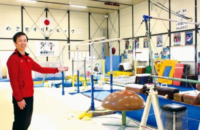 写真:笑顔で説明する代表の畠山正浩さん