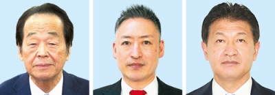 写真:(左から)滝口信喜氏、赤根広介氏、戸田安彦氏