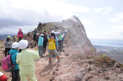 写真:昨年の登山学習会